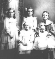 Family portrait of Alice Wolfenden and granddaughters