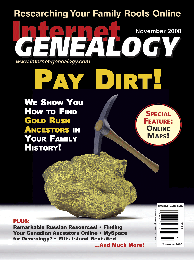 Internet Genealogy Current Issue