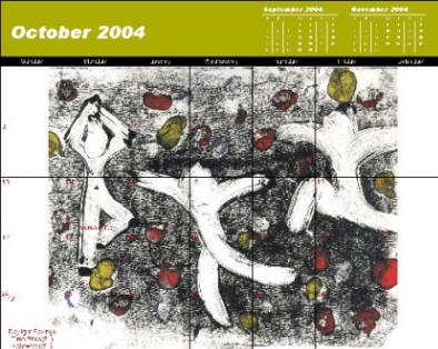 Sample 2004 Calendar Page