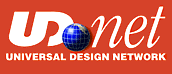 UD Net Logo with rotating globe